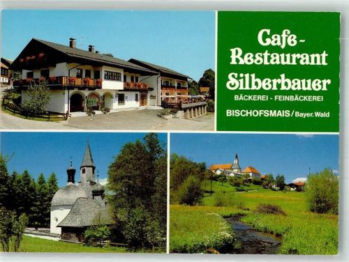 Bischofsmais Cafe Gasthaus Silberbauer Kirche