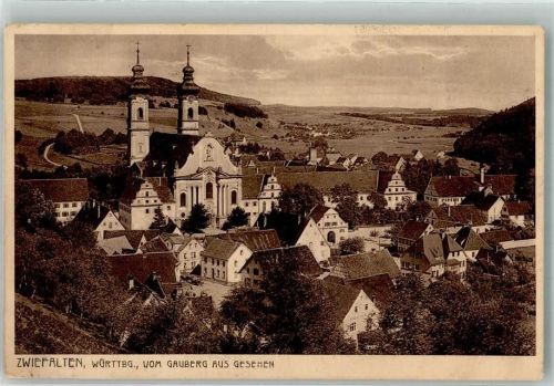 Zwiefalten 1927 Kirche