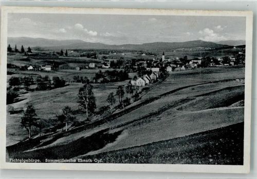 Ebnath Panorama des Ortes mit Pfarrkirche St. Ägidius