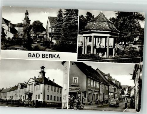 Bad Berka 1984 Kirche Kurpark Rathaus Brühl