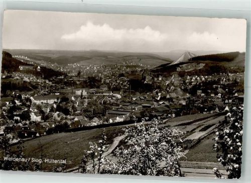 Weidenau Panorama des Ortes im Hüttental