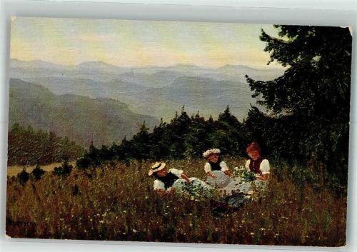Kinder Tracht Künstlerpostkarten Serie I. No. 5