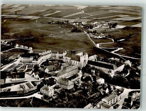 Mallersdorf-Pfaffenberg 1961 Fliegeraufnahme Kloster Mallersdorf