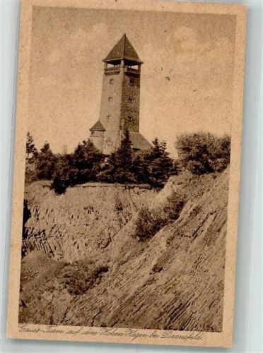 Dransfeld 1929 Gauss-Turm auf dem Hohen Hagen