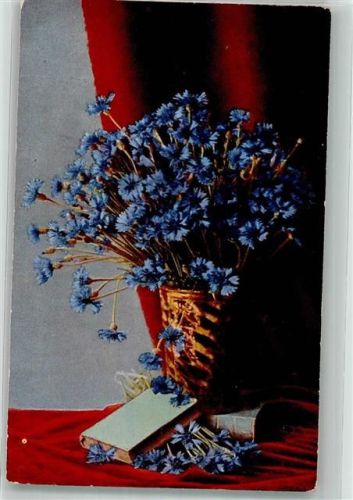 1913 Kornblumen in Vase Bayerischer Blumentag T.S.N. Serie1266