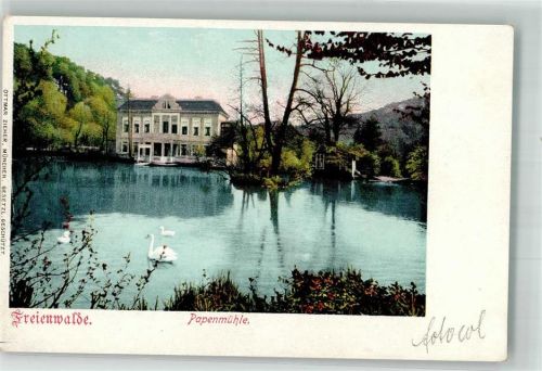 Bad Freienwalde Ottmar Zieher Papenmühle Schwäne