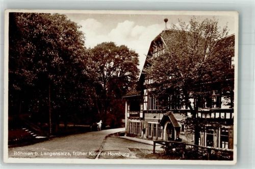 Bad Langensalza Gasthaus Böhmen Früher Kloster Homburg