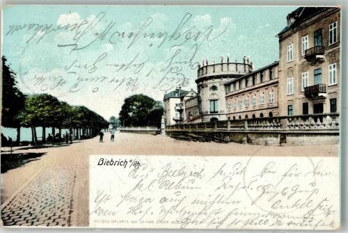 Biebrich 1904 Schloss Biebrich Verlag Zieher, Ottmar
