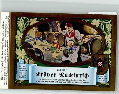 Kröv Werbung Kröver Nacktarsch