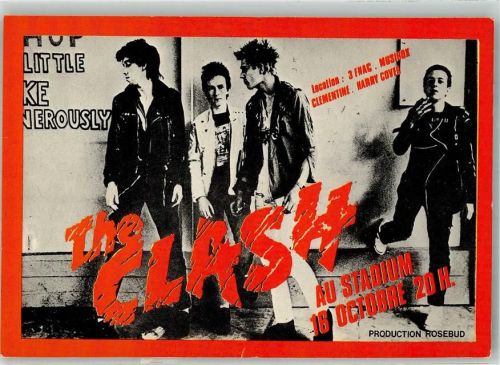 Portrait der Rockband The Clash