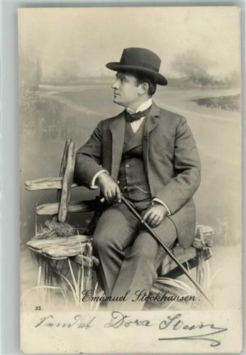 1903 Portrait von Emanuel Stockhausen