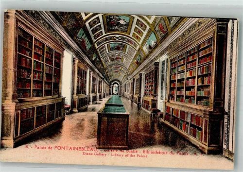 Fontainebleau Büchersaal im Palais Galerie de Diane