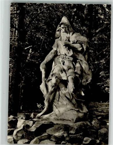 Holzskulptur des Berggeistes des Riesengebirges