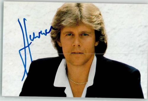 Portrait von Howard Carpendale mit Autogramm Fotograf Vogelmann