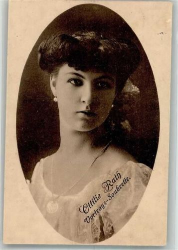 1912 Portrait von Ottilie Rath Vortrags-Soubrette