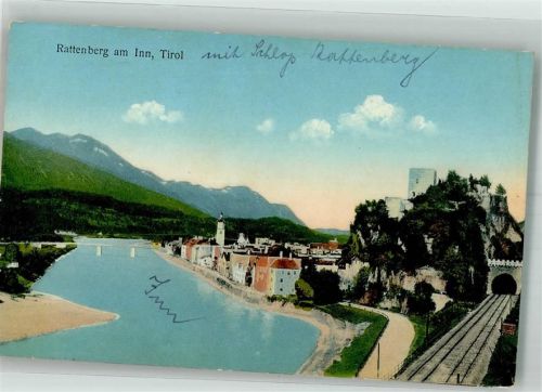 Rattenberg 1929 Schloss Eisenbahn-Tunnel