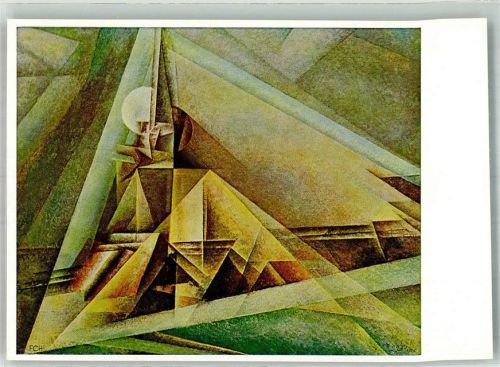Hagen sign. Feininger, Lyonel Gaberndorf 1921 im Karl-Ernst-Osthaus-Museum Verlag Hanfstaengl Nr. 698