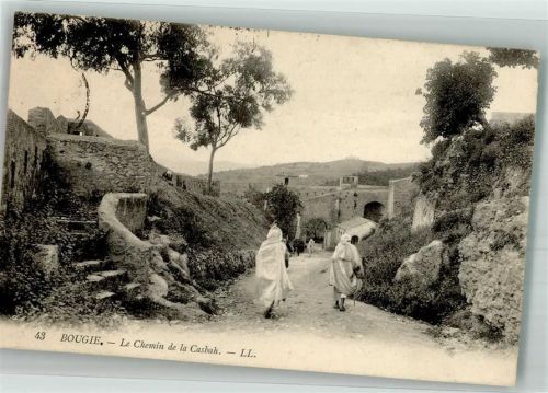 Bejaia 1909 Tracht Le Chemin de la Casbah