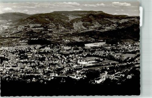 Achern Fliegeraufnahme des Ortes Foto Original aus Archiv eines Ansichtskartenverlags Ort handschriftlich