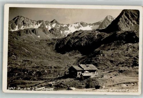 Franz Senn Hütte 1931 Hüttenstempel Franz-Senn-Hütte