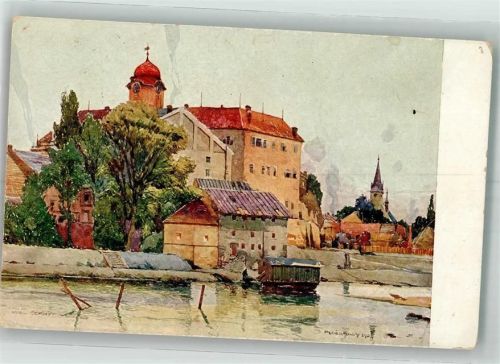 Podebrady 1923 Schloss sign. Cerny,K.