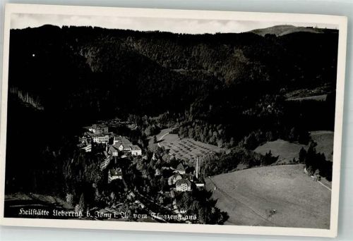 Überruh 1942 Fliegeraufnahme des Sanatorium Heilstätte Ueberruh