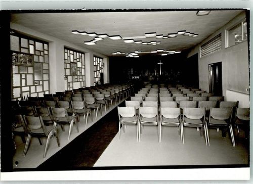 Erzhausen Bibelschule Saal Foto Original aus Archiv eines Ansichtskartenverlags Ort handschriftlich