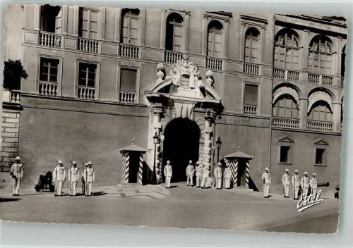 Monaco 1949 Schloss Garde sur Place du Palais