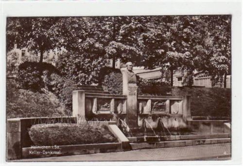 Hainichen Hainichen mit Kellerdenkmal gelaufen von 1924. Gute Erhaltung.