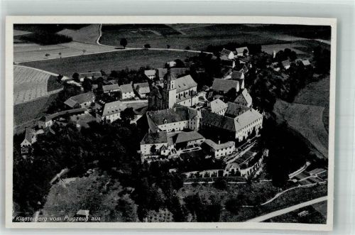 Hohenwart 1943 Fliegeraufnahme des Klosterbergs Hohenwart