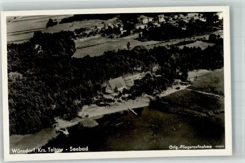 Wünsdorf 1939 Fliegeraufnahme vom Seebad