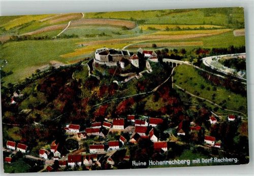 Rechberg Fliegeraufnahme Ruine Hohenrechberg