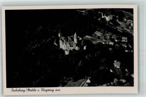Rochsburg 1939 Fliegeraufnahme von Schloss Rochsburg