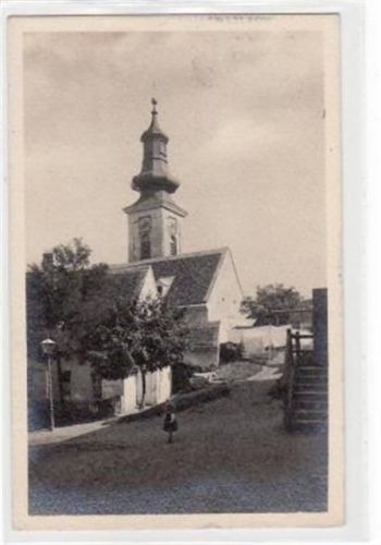 Wien 19. Bezirk / Wien XIX. Bezirk. Alte Ak Wien Kahlenbergerdorf mit Kirche 1910 gelaufen und gut erhalten.