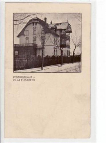 Bad Lausigk Bad Lausigk mit Villa Elisabeth ungelaufen kleiner Knick linker Rand, leicht fleckig, sonst gut erhalten.
