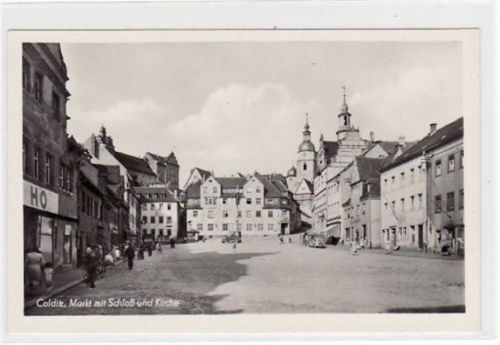 Colditz Colditz mit Markt, Schloß und Kirche ungelaufen Top Erhaltung.
