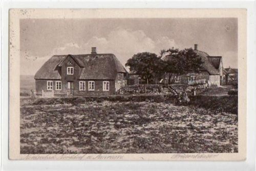 Norddorf Norddorf a. Amrum mit Friesenhäuser gelaufen, 1925. Leichte Stempelspuren, sonst gut erhalten