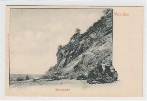 Warnicken Kreis Fischhausen / Primorsk. Strandpartie ungelaufen Sehr gut erhalten.