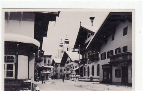 St. Johann St. Johann in Tirol mit Winterpartie in der Speckbacherstraße ungelaufen Top Erhaltung.