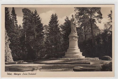 Königin Luise-Denkmal in Tilsit / Sowetsk ungelaufen Top Erhaltung.