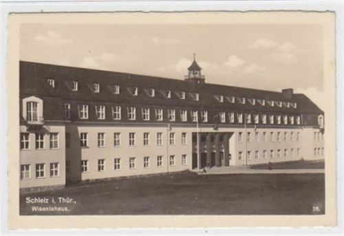 Schleiz Schleiz in Thüringen. Wisentahaus gelaufen 1943. Gute Erhaltung.