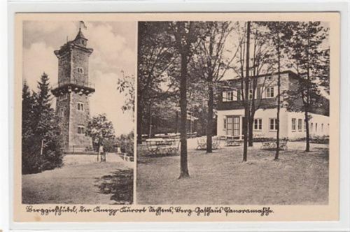 Kurort Berggießhübel Bad Berggießhübel. Berg - Gasthaus " Panoramahöhe ". ungelaufen handschriftliches Datum von 1932. Top Erhaltung.