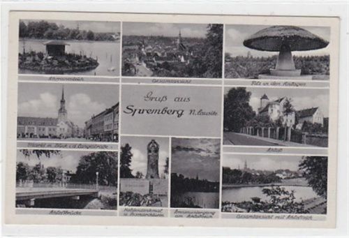 Markt und Blick in die Langestraße. Feldpost, Stempel von 1941. Gute Erhaltung.
