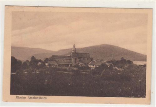 Kloster Amelunxborn und Umgebung. Feldpost, Stempel von 1918. Gute Erhaltung.