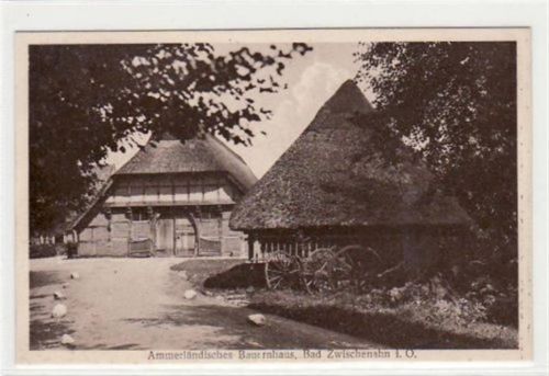 Bad Zwischenahn " Ammerländisches Bauernhaus ". ungelaufen handschriftliches Datum von 1935. Gute Erhaltung.