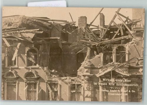 Berlin Mitte Keine AK Wirkung einer Mine im Hause Alte Schönhauserstraße