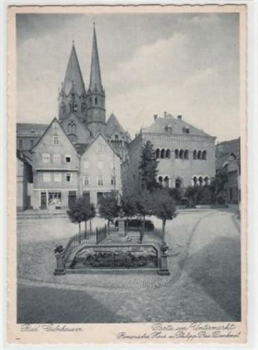 Gelnhausen Gelnhausen. Partie am Untermarkt ungelaufen Handschriftliches Datum von 1935. Leicht fleckig, leicht bügig, sonst gut erhalten