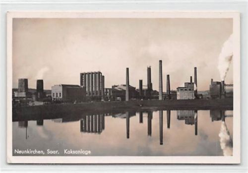 Neunkirchen Neunkirchen. Koksanlage. Feldpost, Stempel von 1940. Leichter Stempeldurchdruck, sonst gut erhalten