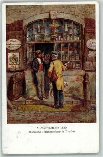 5. Stadtpostbote anno 1830 - Sächs. Post Serie