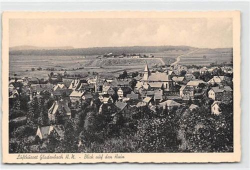 Gladenbach. ein Blick auf den Hain ungelaufen Gute Erhaltung.